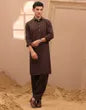 BROWN BLENDED KAMEEZ SHALWAR